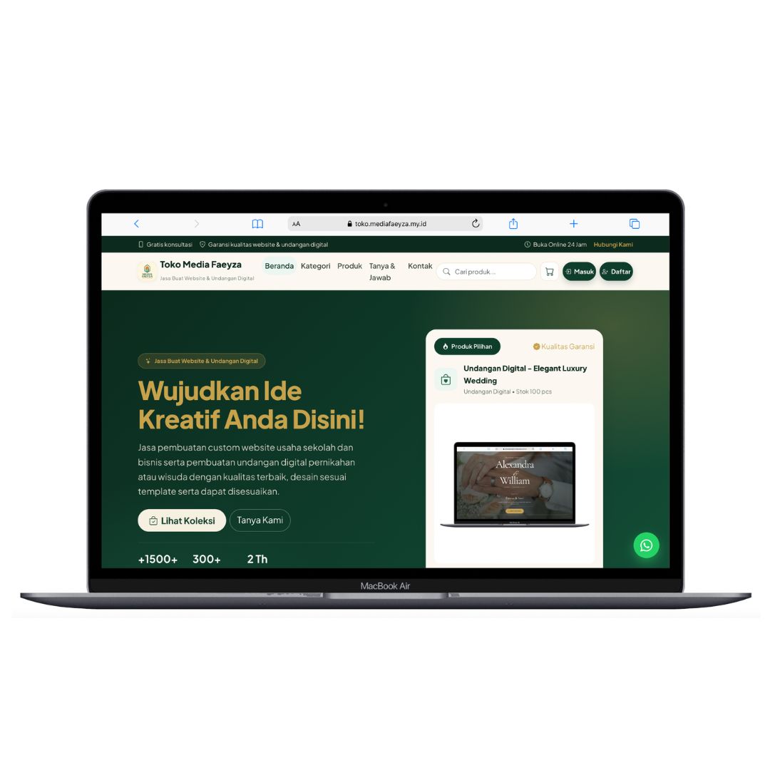 Paket 6 Bulan - Website E-Commerse