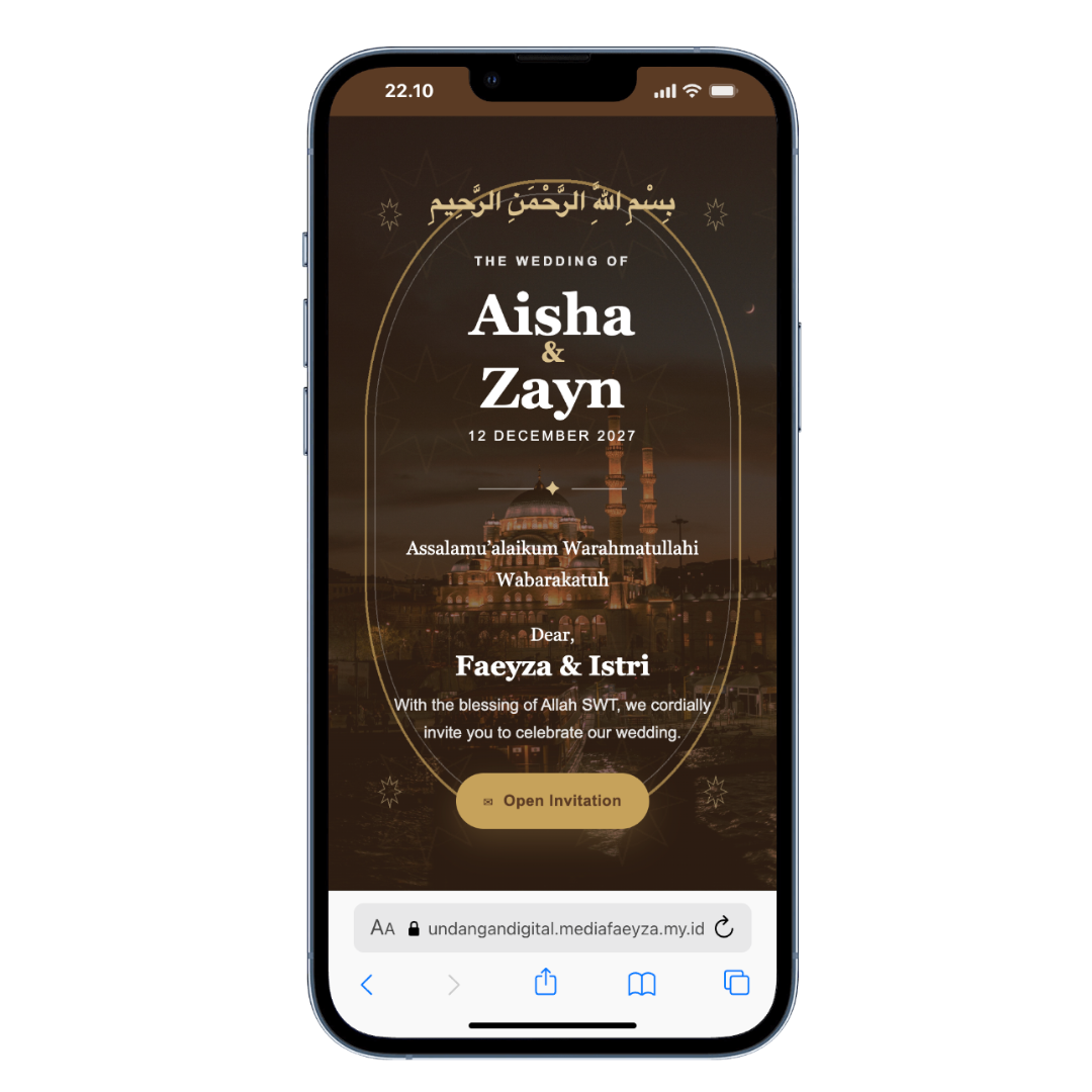 Undangan Digital - Islamic Wedding